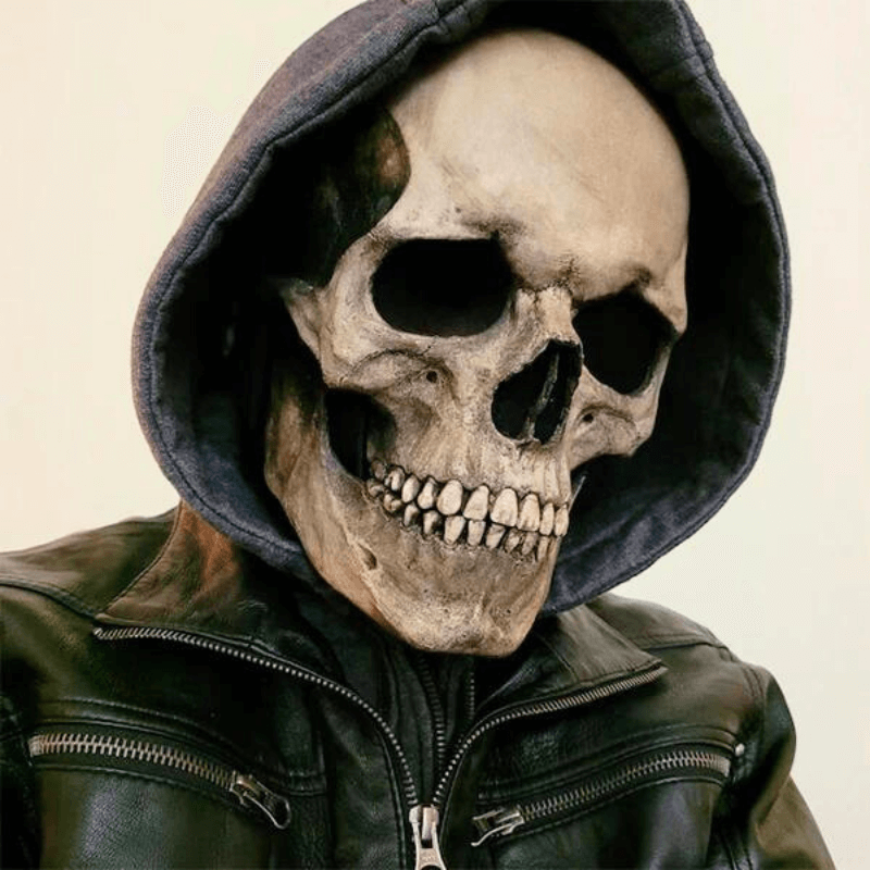 SkullMask™ Full Head Skull Mask with Movable Jaw