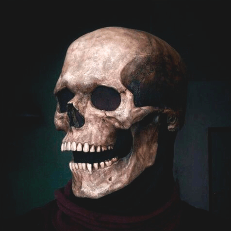 SkullMask™ Full Head Skull Mask with Movable Jaw