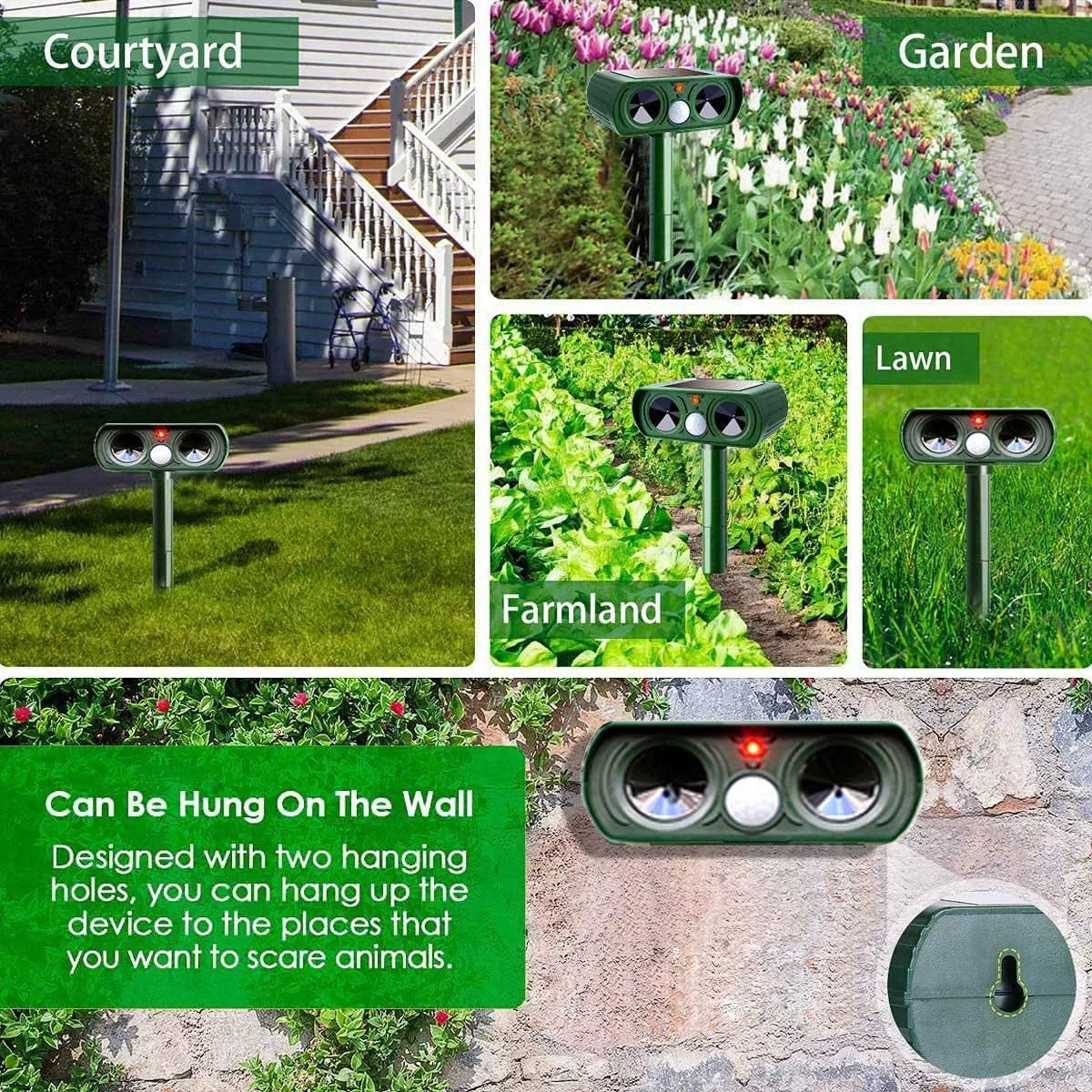 EcoG™- Solar Powered Ultrasonic Animal Repellent (Copy)