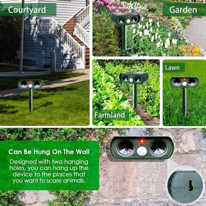 EcoG™- Solar Powered Ultrasonic Animal Repellent (Copy)