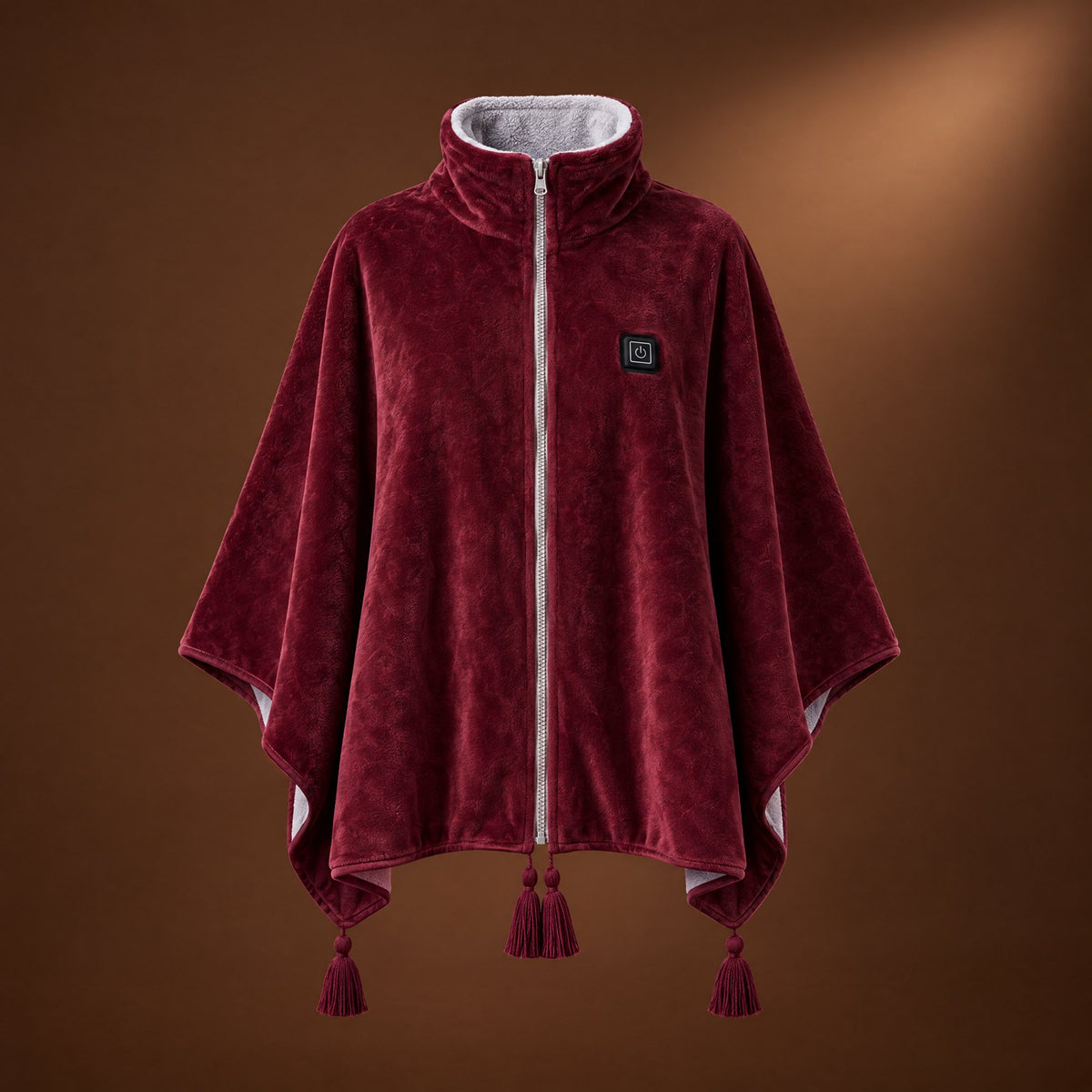 Vela heated cape laid flat